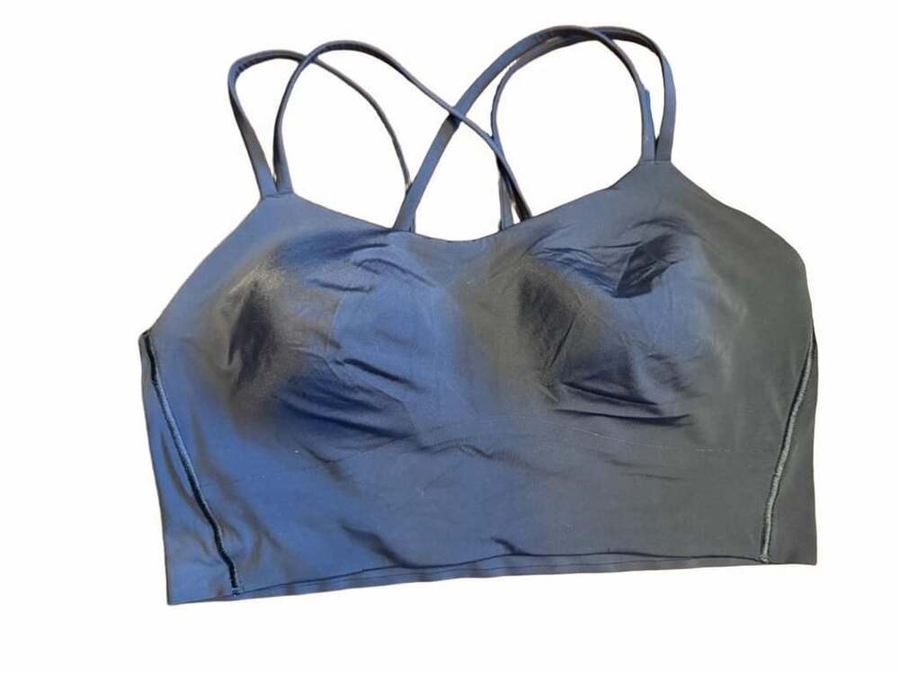 Lululemon Like a Cloud Longline Bra Size 12 Black